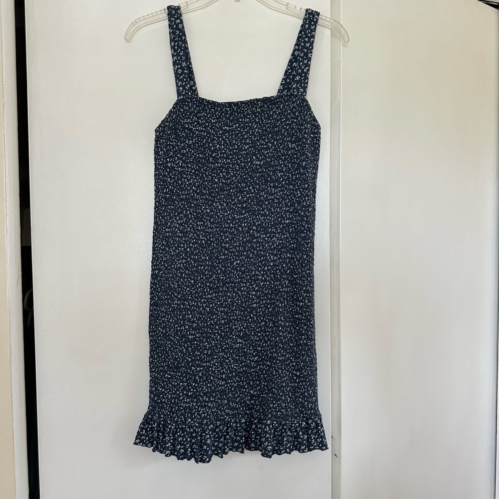 Nordstrom BP Floral Blue Dress